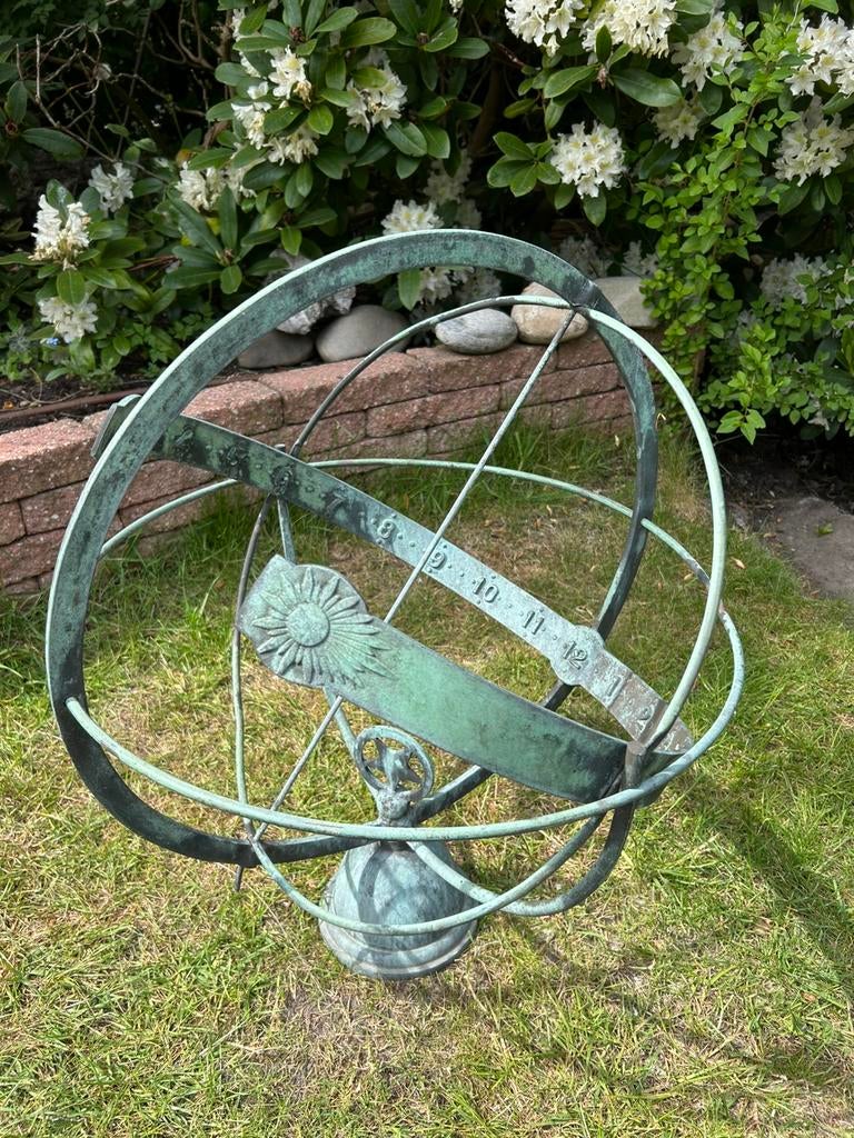 Zonnewijzer (brons), Tuin en Terras, Zonnewijzers, Ophalen, Zo goed als nieuw