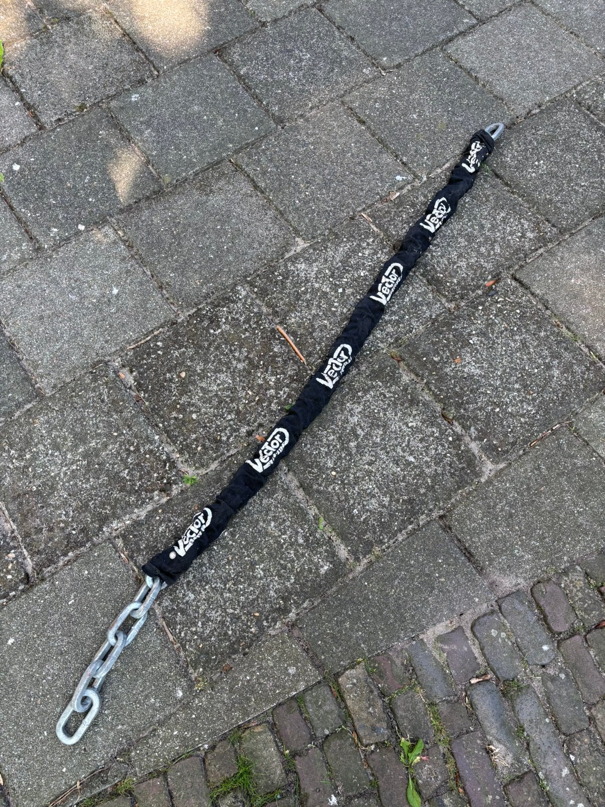 Vector antidiefstal ketting, Fietsen en Brommers, Fietsaccessoires | Fietssloten, Ophalen, Gebruikt, Kettingslot