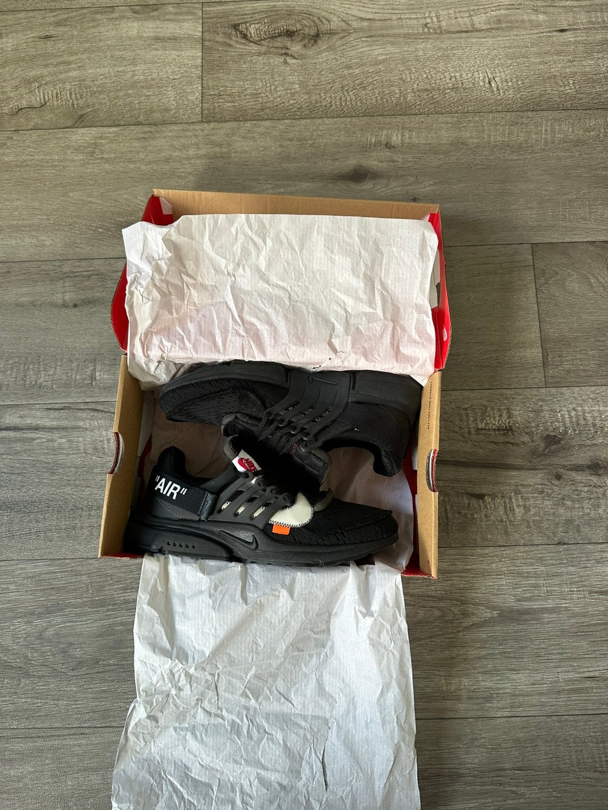Nike Air Presto Off-White, Zwart, Ophalen of Verzenden, Sneakers of Gympen, Zo goed als nieuw