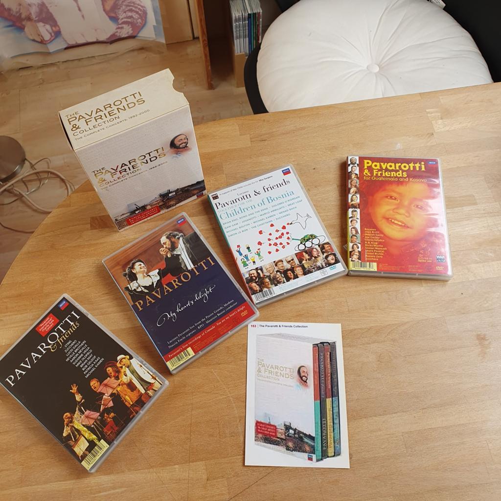 Pavarotti & Friends Collectie -  DVD Boxse, Alle leeftijden, Ophalen, Zo goed als nieuw