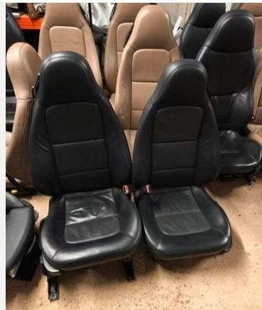 Zwart lederen BMW z3 stoelen, Ophalen, BMW