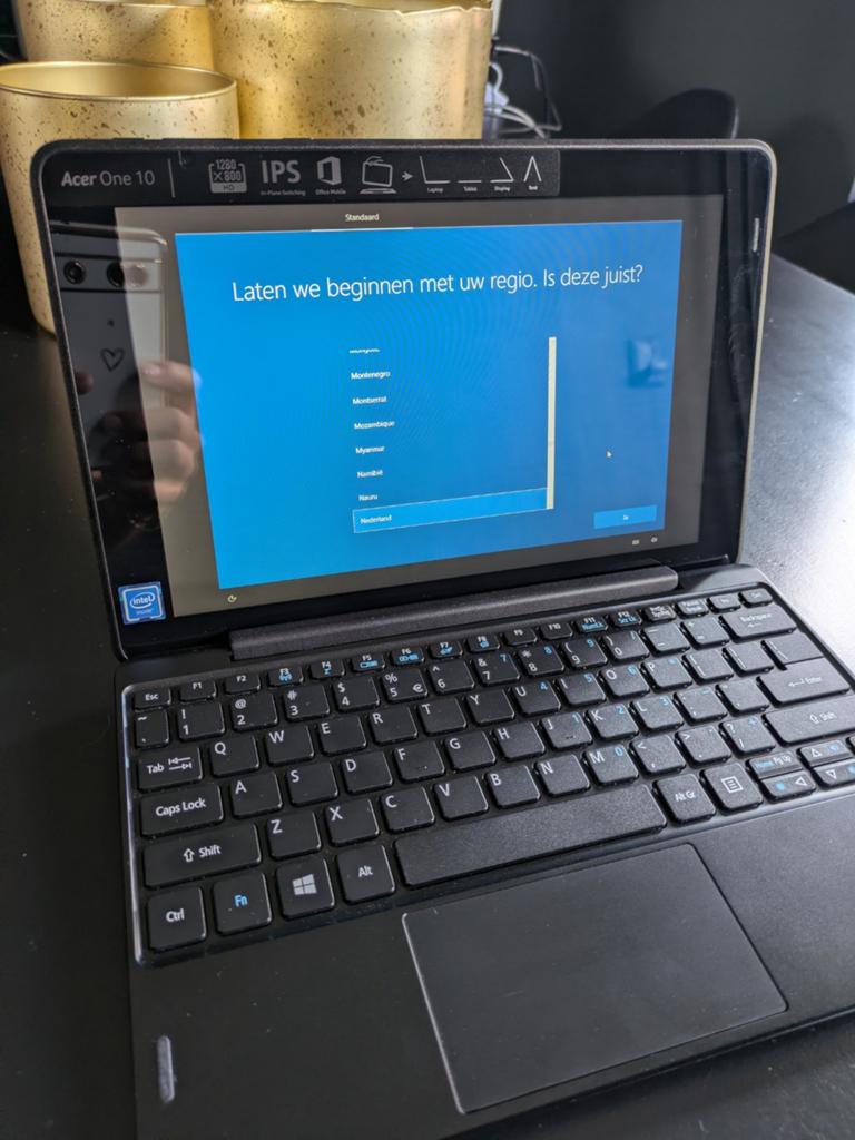 Acer one 10 S1003 laptop, Computers en Software, Windows Laptops, 10 inch of minder, HDD, SSD, Minder dan 2 Ghz, Ophalen of Verzenden