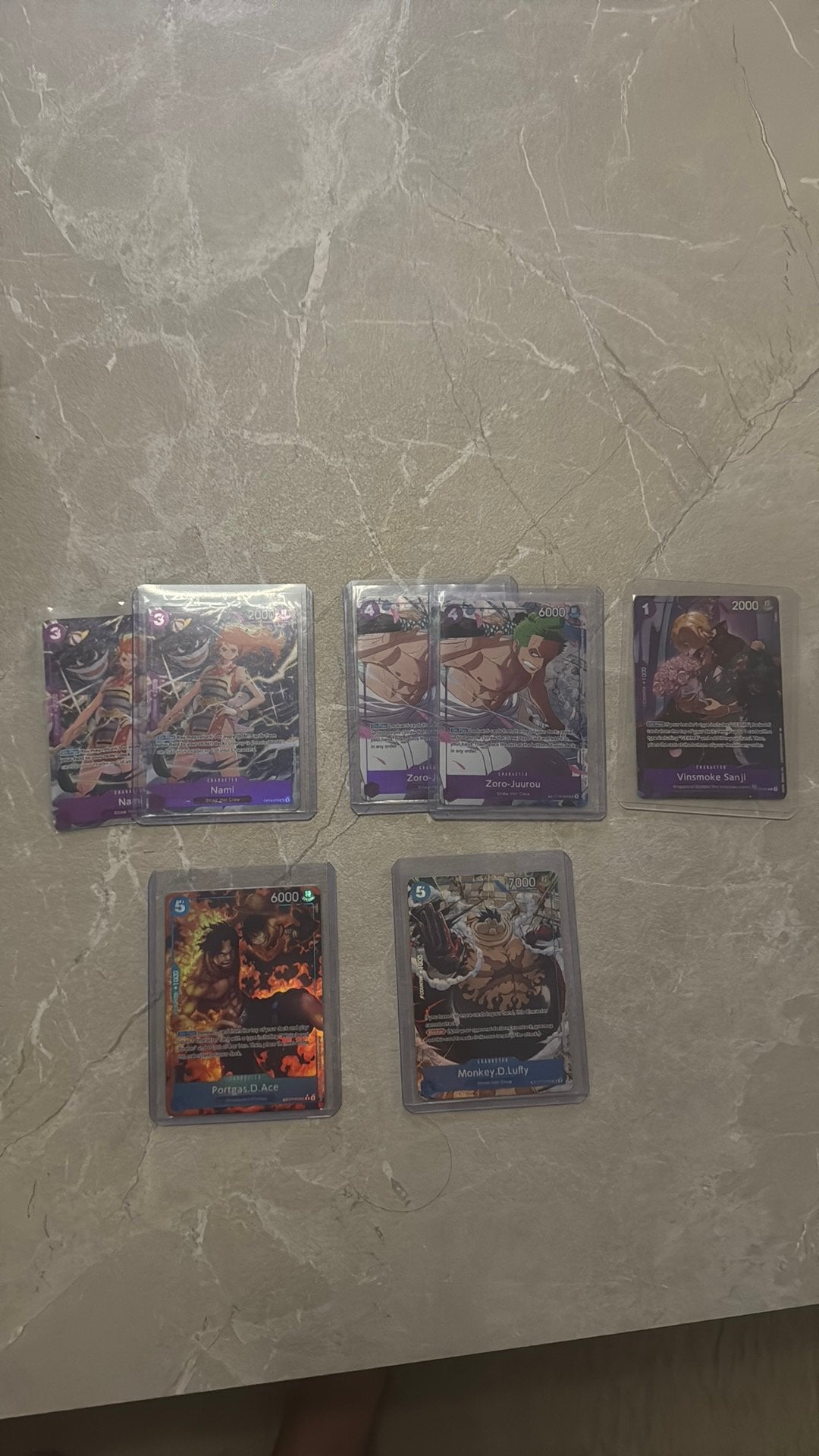 One piece lotje, Ophalen of Verzenden, Zo goed als nieuw, Meerdere kaarten