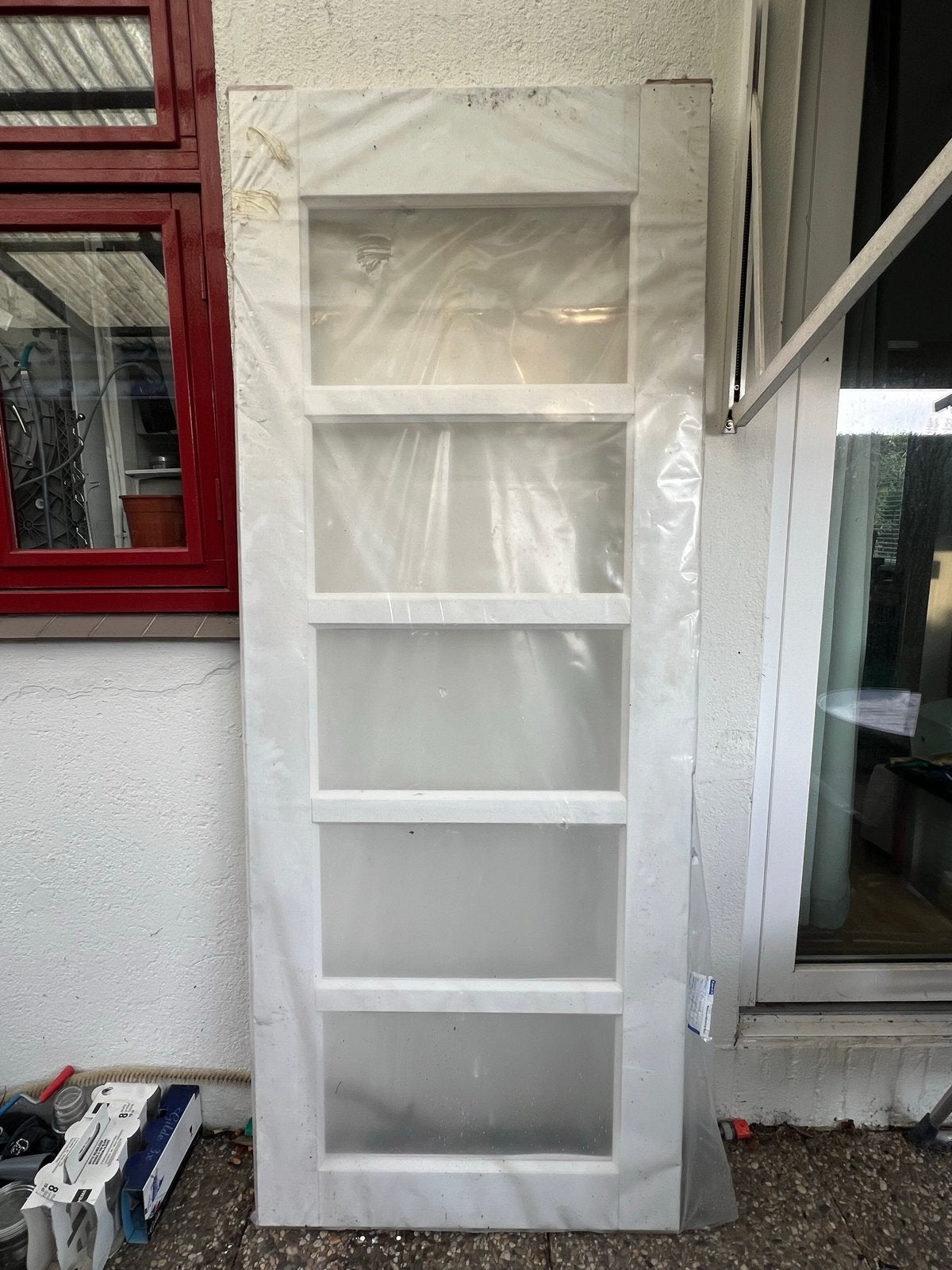 Doors4Life Stompe Binnendeur met 5 raamopeningen 83x211,5 cm, Doe-het-zelf en Verbouw, Ophalen, 80 tot 100 cm, Binnendeur, Zo goed als nieuw