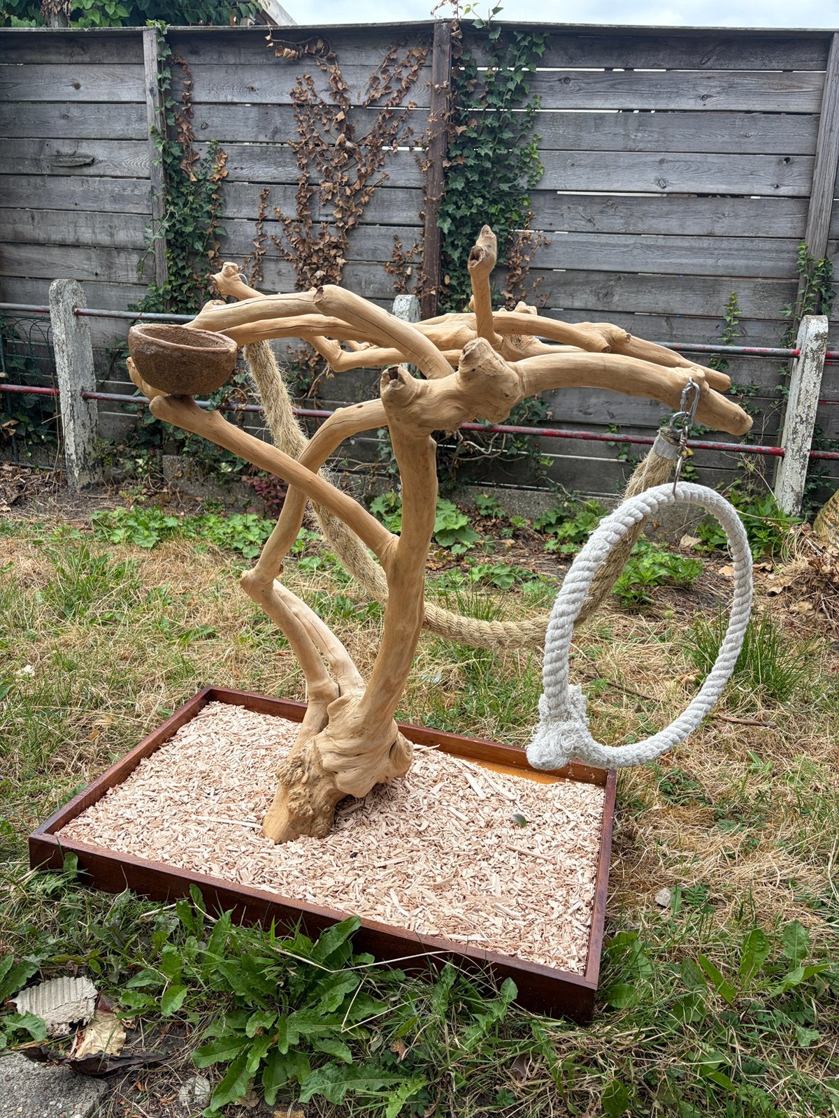 Mooie tafel javaboom, Dieren en Toebehoren, Ophalen of Verzenden, Zo goed als nieuw