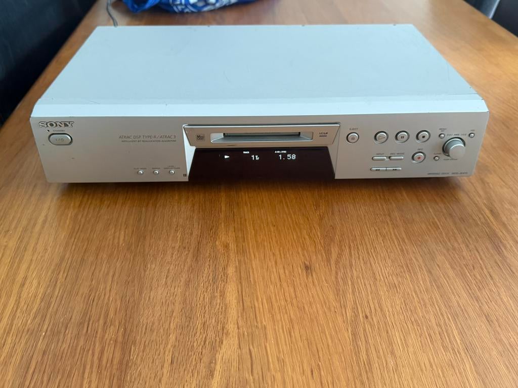 Sony mds-je470 met long play 2 & 4, Audio, Tv en Foto, Walkmans, Discmans en Minidiscspelers, Ophalen, Minidisc-recorder