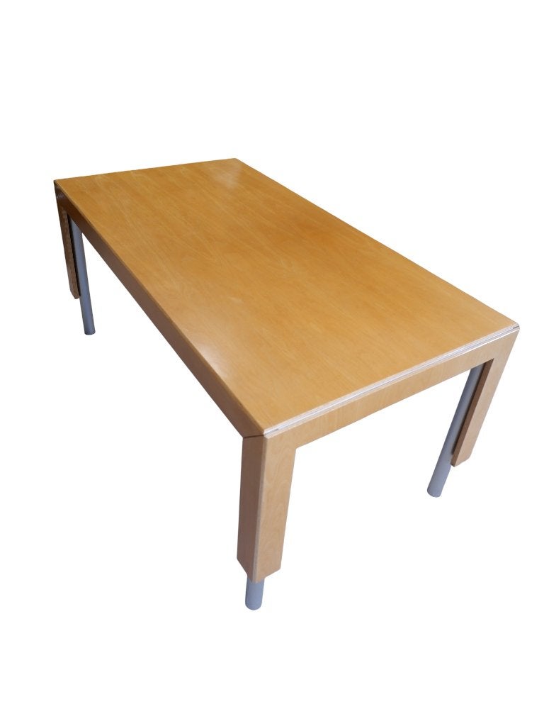Jaren 80 uitschuifbare eettafel, Antiek en Kunst, Ophalen