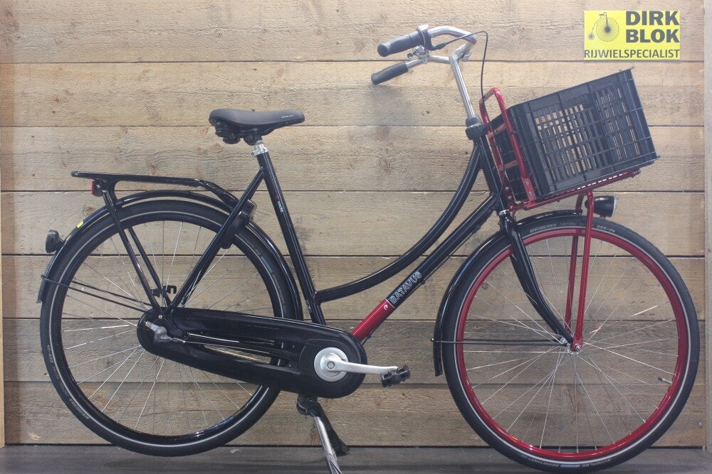 Batavus CNCTD transportfiets 3v D61 zwart + 3 mnd garantie, Niet ingevuld, Gebruikt, Niet ingevuld, Niet ingevuld