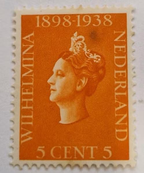 Nederland 1938 - nvph 311 - Regeringsjubileum - ab1, Postzegels en Munten, Postzegels | Nederland, Verzenden, T/m 1940