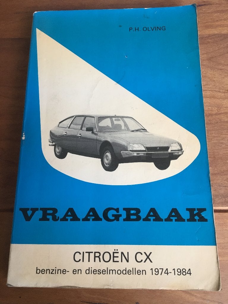 Vraagbaak Citroen CX benzine, CX diesel 1974 - 1984, mooi, Ophalen of Verzenden