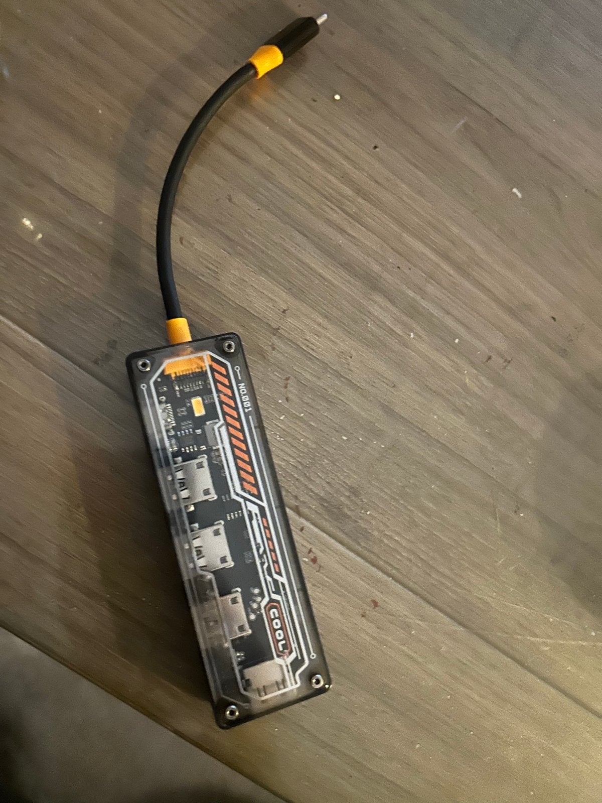 Cool USB Hub met flexibele kabel, Ophalen of Verzenden, Zo goed als nieuw