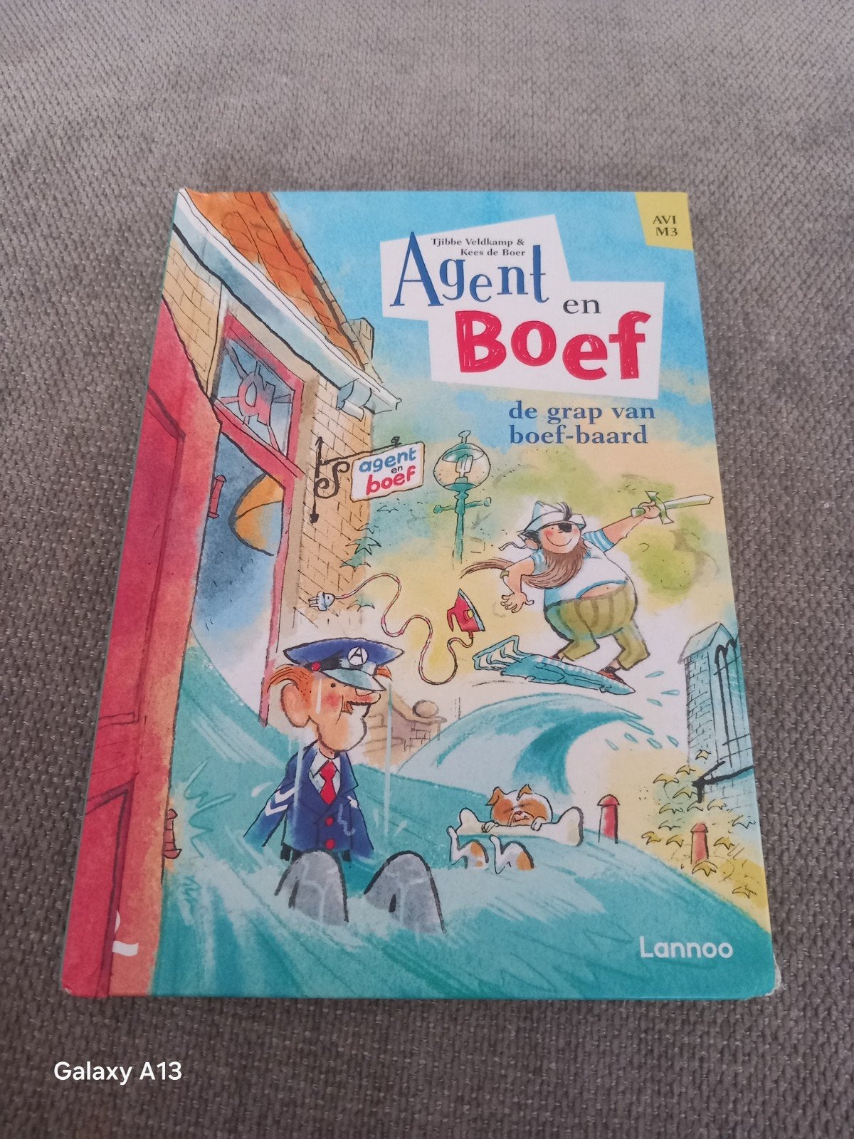 Agent en Boef: De grap van boef-baard - AVI M3, Ophalen of Verzenden, Gelezen, Tjibbe Veldkamp, Fictie algemeen