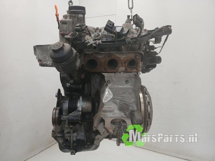 Motor van een Volkswagen Fox