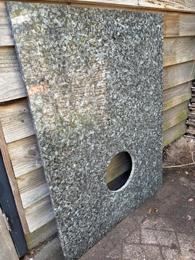 Natuurstenen plaat 90x120x2 cm, Doe-het-zelf en Verbouw, Platen en Panelen, Ophalen, Zo goed als nieuw