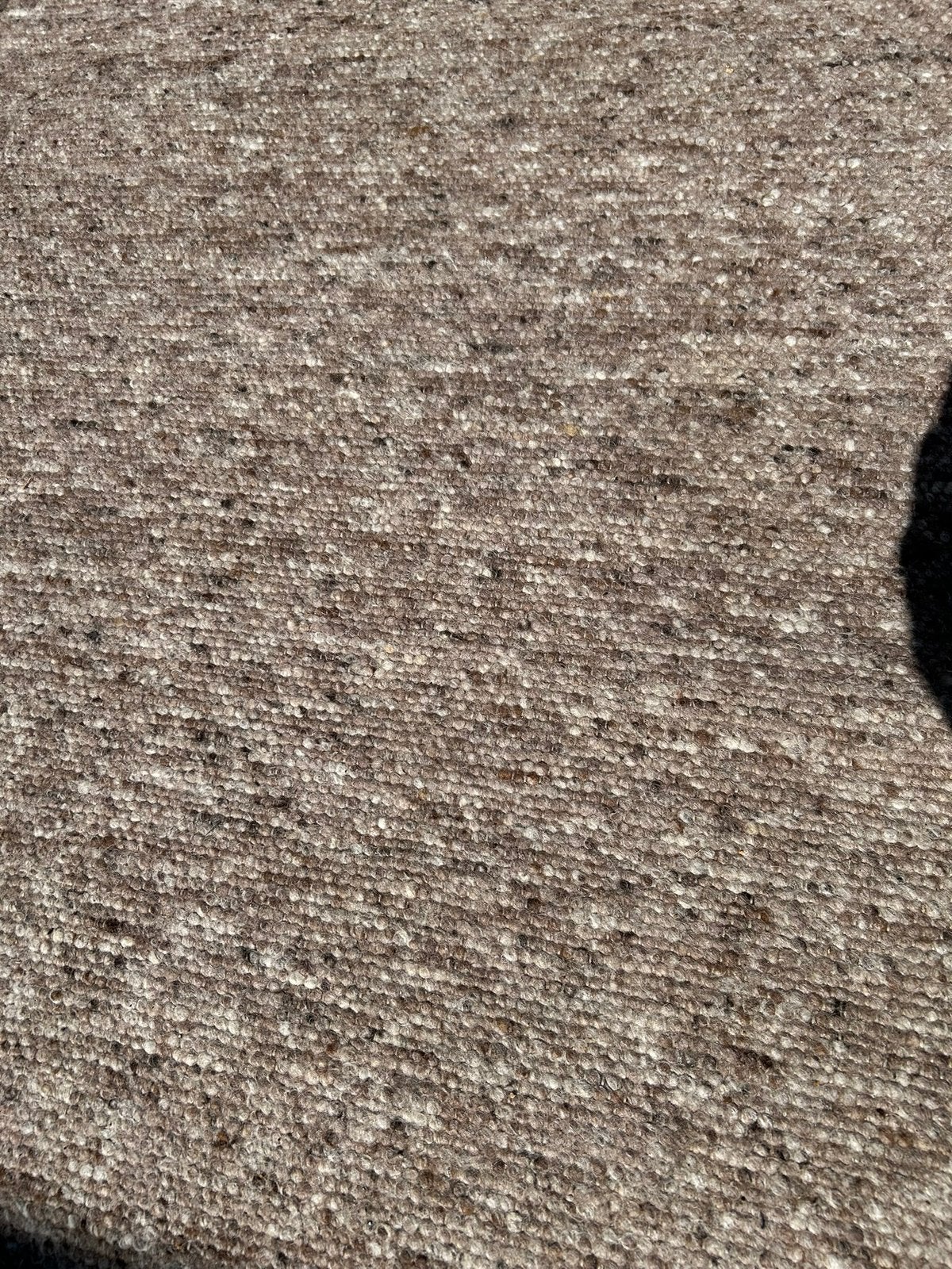 Vloerkleed wol, Ophalen, Bruin, 200 cm of meer, Zo goed als nieuw