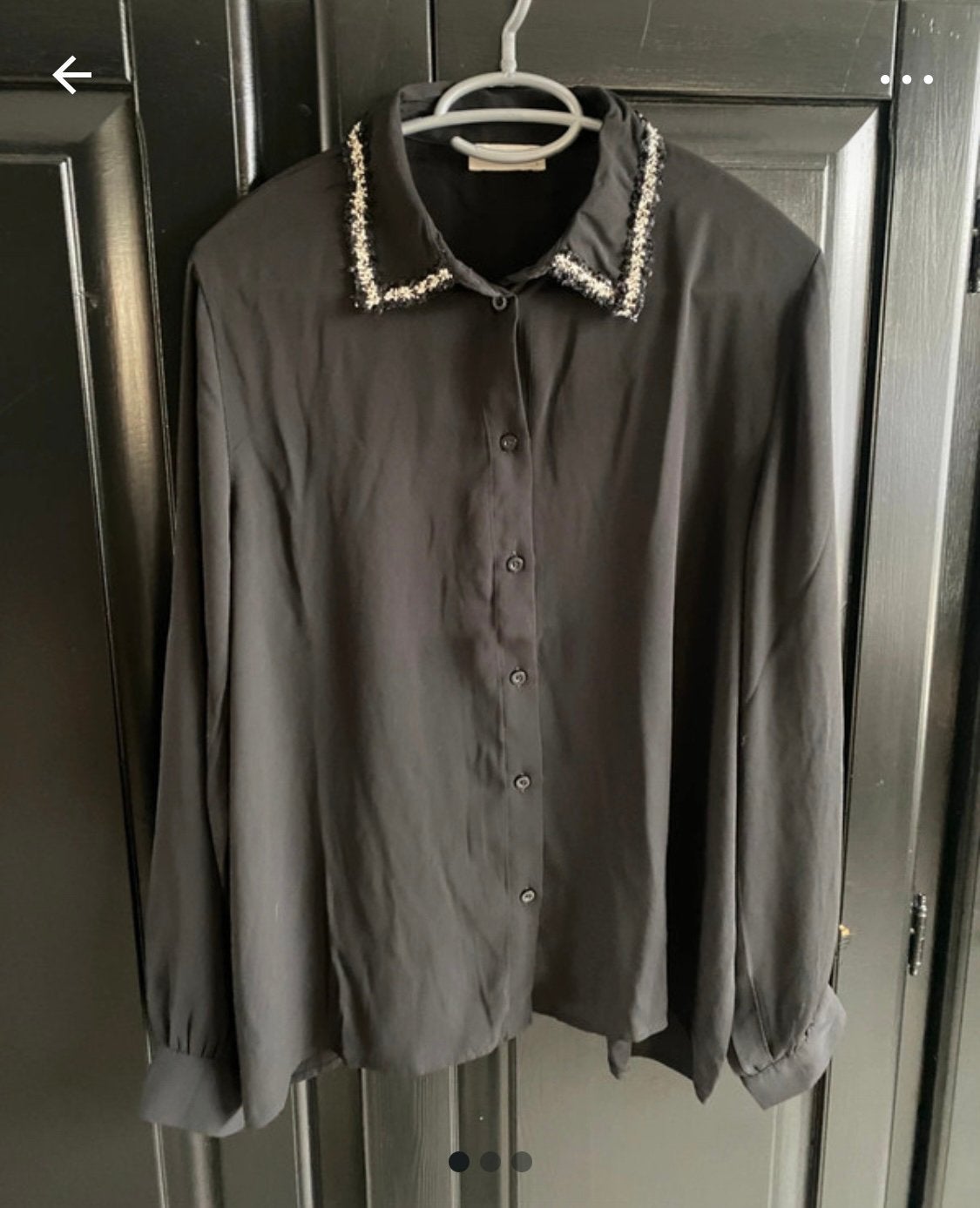 Nieuwe blouse maat L, Ophalen of Verzenden, Zo goed als nieuw, Zwart