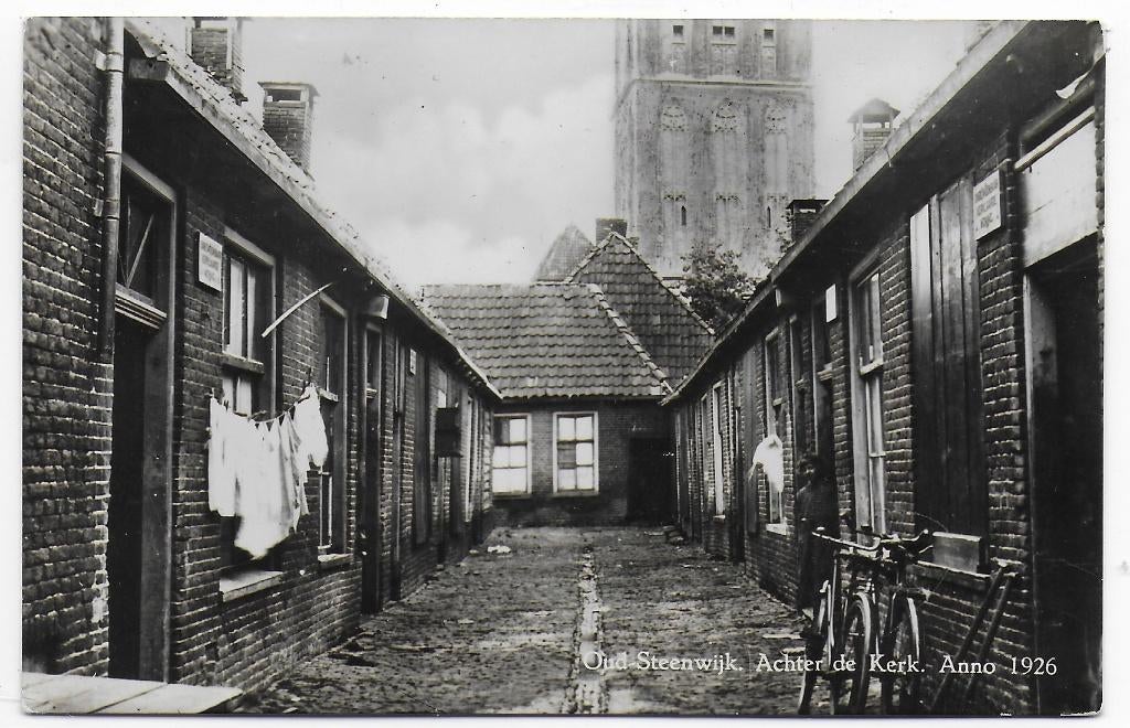 Oud Steenwijk  Oude Ongelopen Amsichtkaart ( B630), Ophalen of Verzenden, 1960 tot 1980, Ongelopen, Overijssel