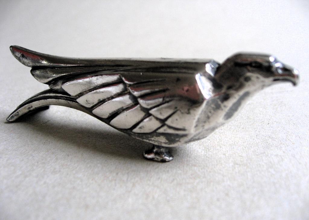 Art deco adelaar verchroomde messenlegger jaren 30, Antiek en Kunst, Ophalen of Verzenden