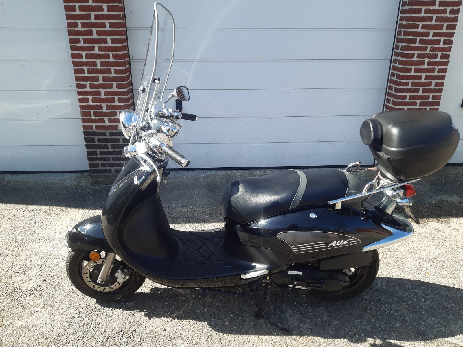 Sym Allo Scooter - Zwart, Ophalen, Gebruikt, Maximaal 45 km/u, Allo