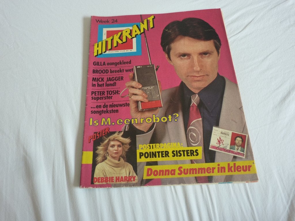 HITKRANT NR 24 1979-BLONDIE-DONNA SUMMER- P TOSH-H BROOD-LUV, Verzenden, 1960 tot 1980, Tijdschrift