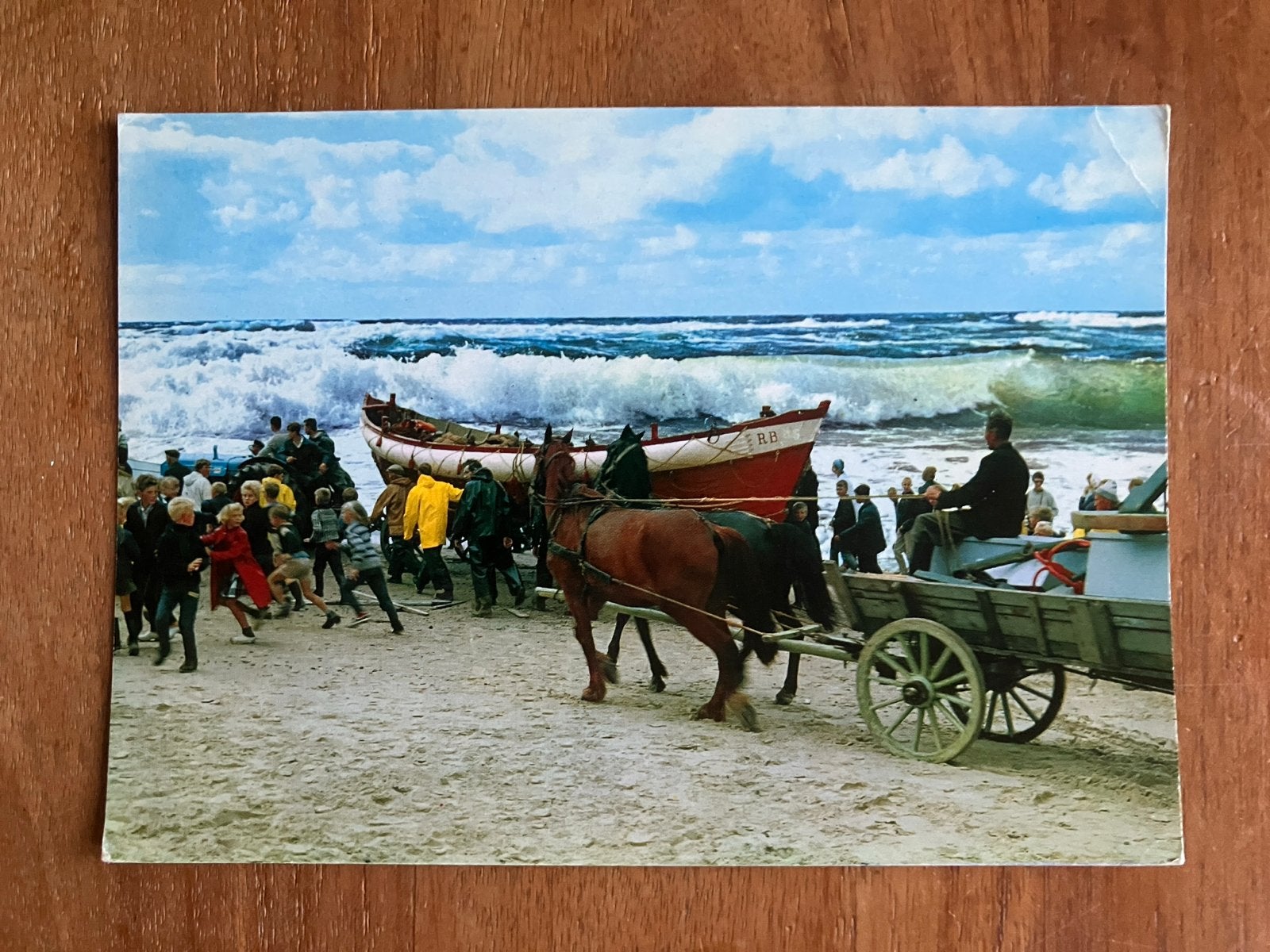Denemarken - Reddingsboot bij Vesterhavet 1983, Ophalen of Verzenden, 1980 tot heden, Gelopen, Overig Europa