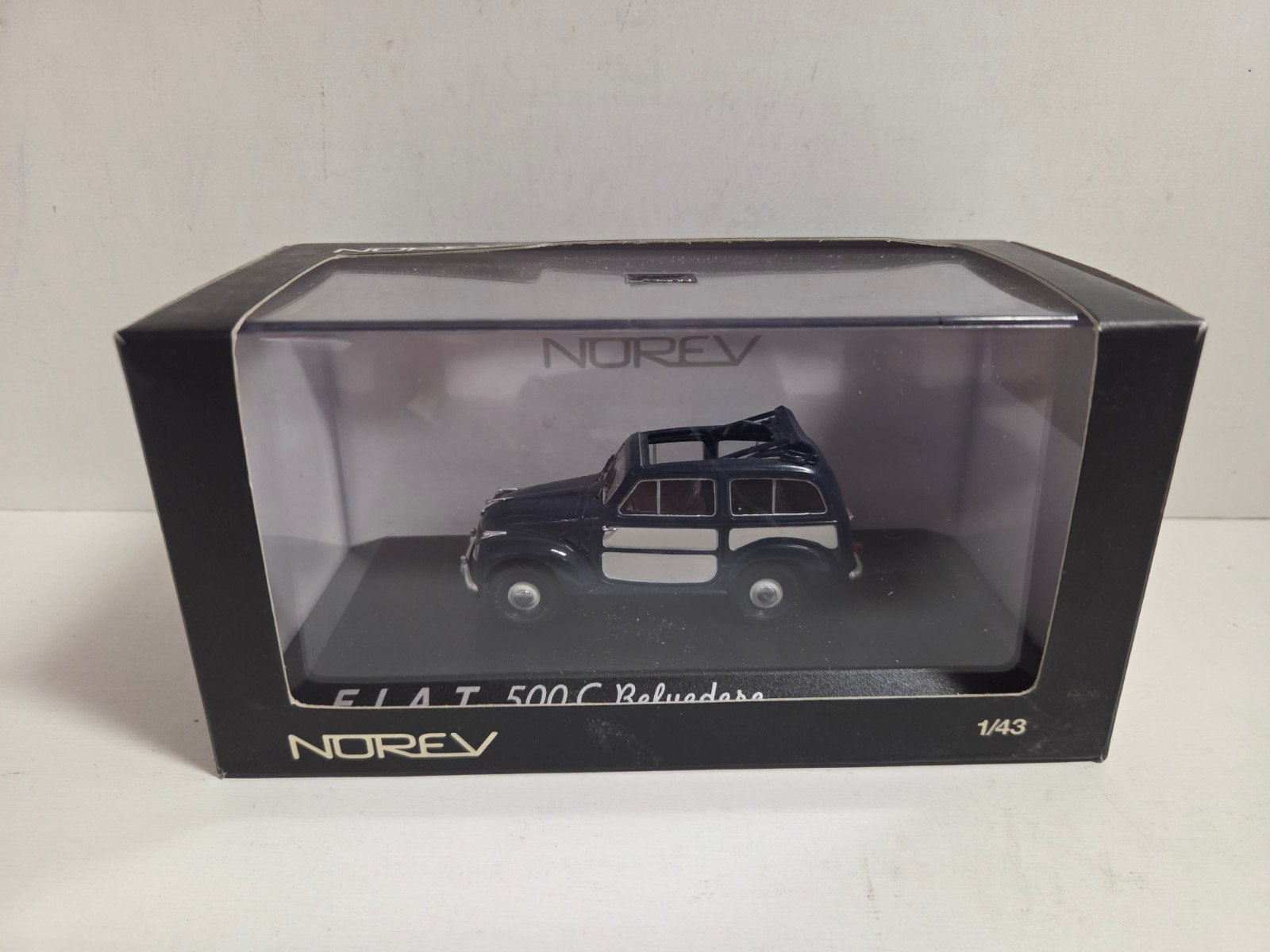 Norev Fiat 500C Belvedere 1:43, Auto, ., Norev, Ophalen of Verzenden