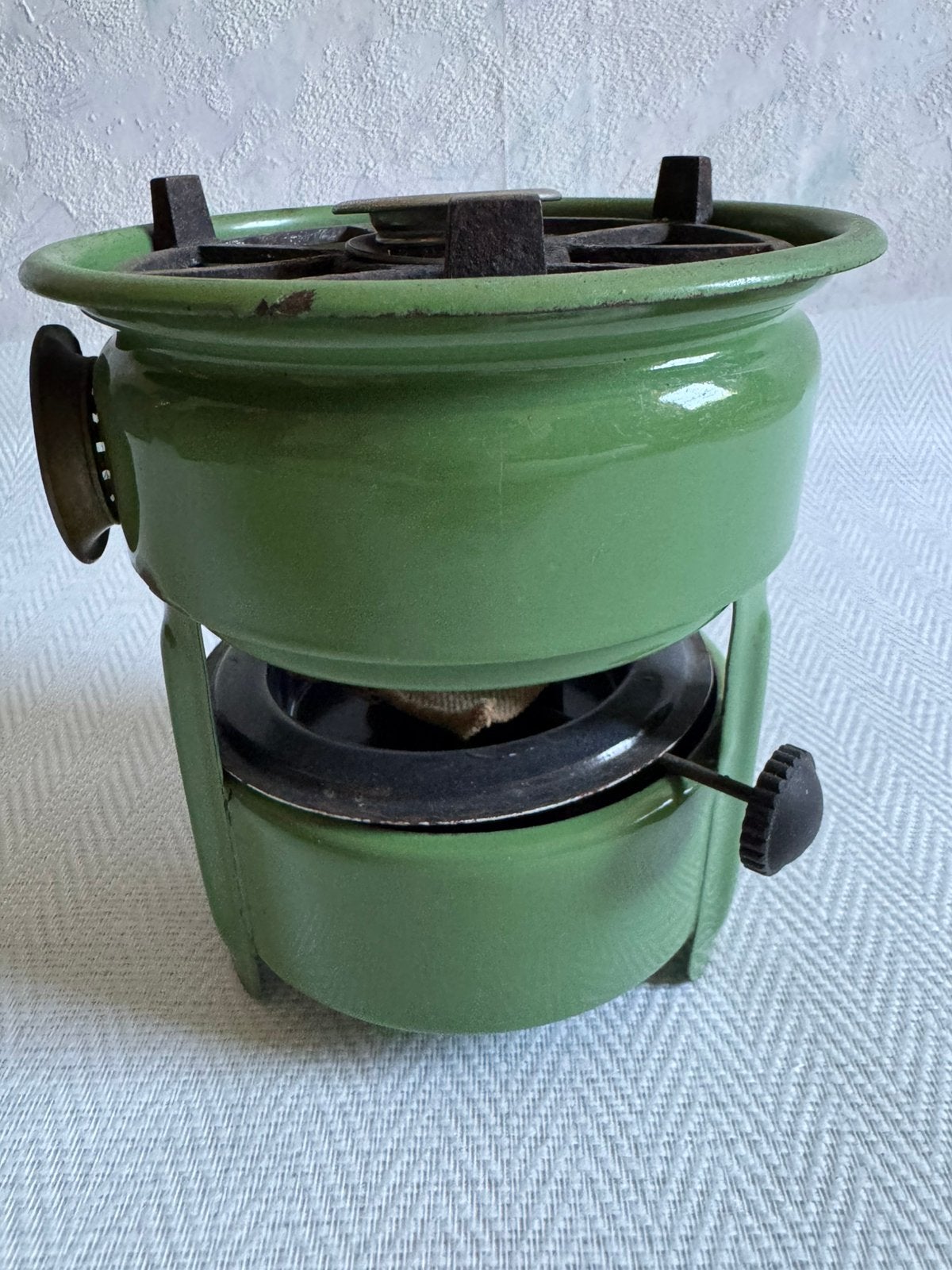 Vintage petroleum stel groen, Ophalen of Verzenden