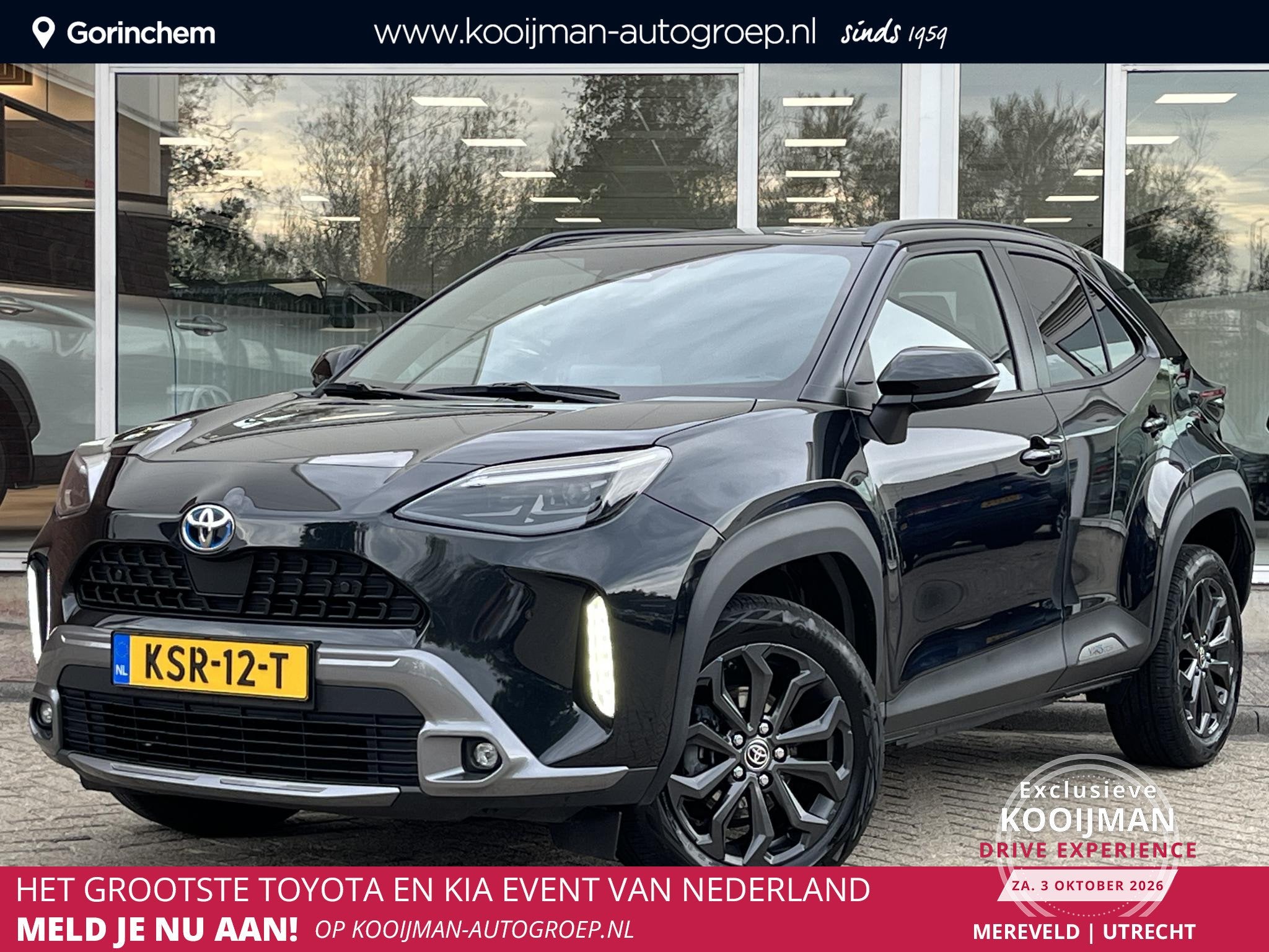 Toyota Yaris Cross 1.5 Hybrid 115 First Edition Limited /, Stof, Gebruikt, 1165 kg, Start-stop-systeem