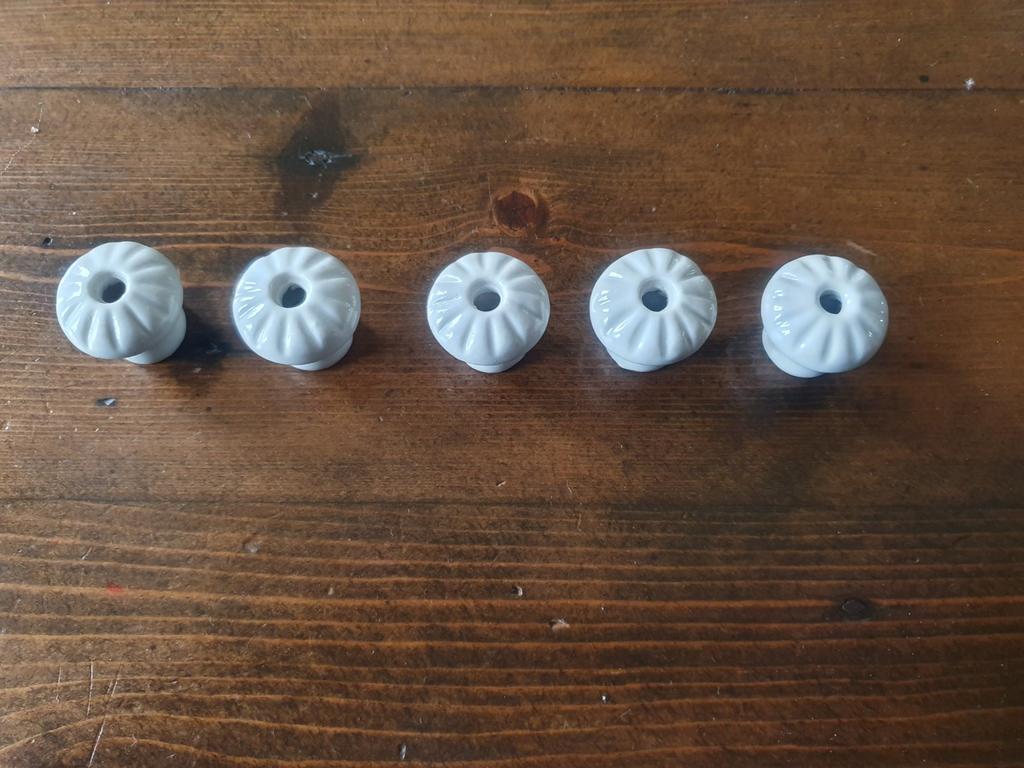 Antiek porselein meubelknopjes,kastknop,ladeknop, Antiek en Kunst, Ophalen of Verzenden