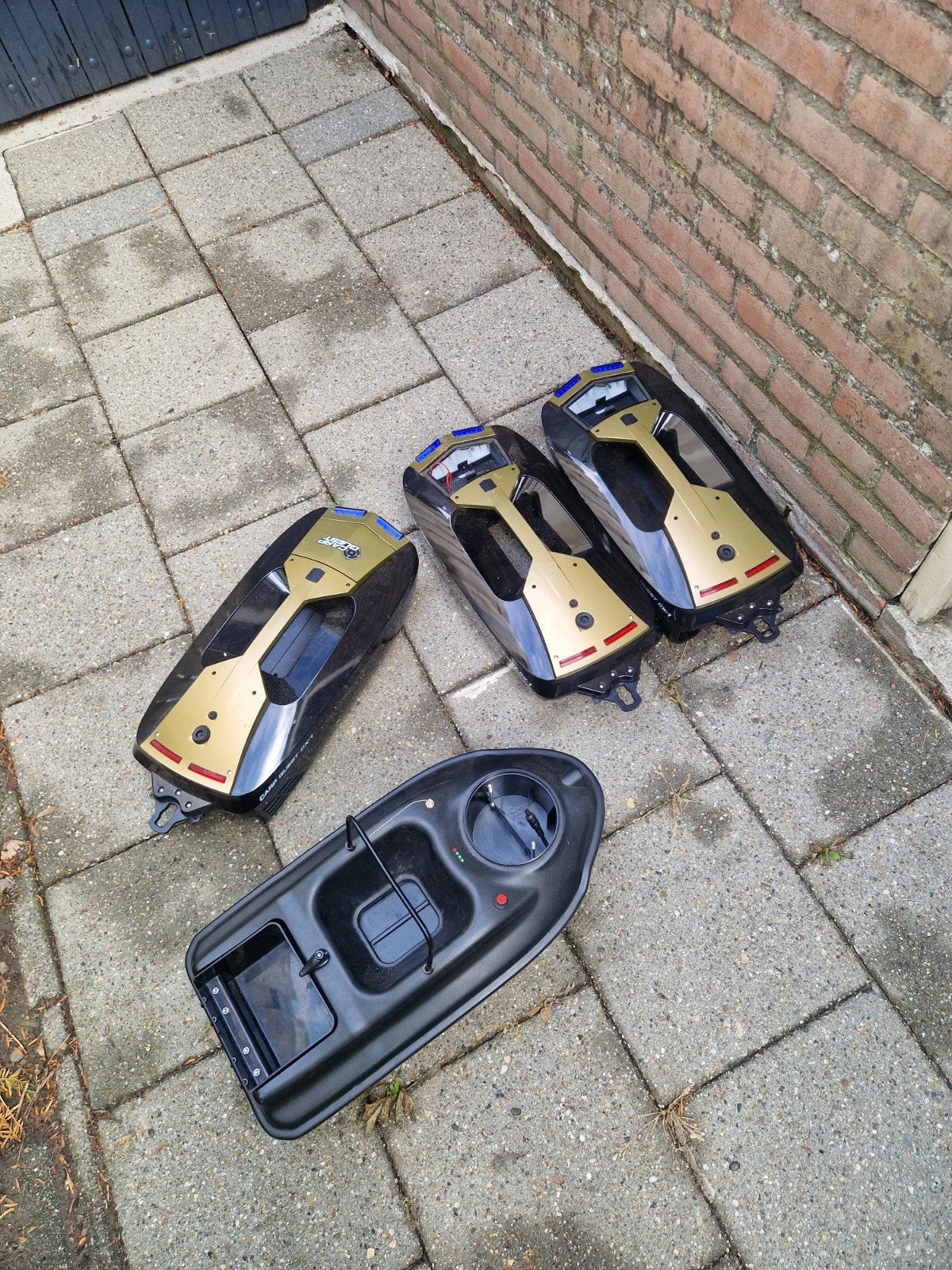 diverse hengels, incomplete veerboten, karperstoel, Watersport en Boten, Ophalen, Zo goed als nieuw, Werphengel