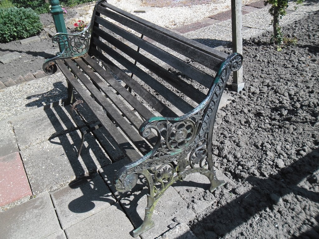 tuinbank, Ophalen, Gebruikt, Metaal