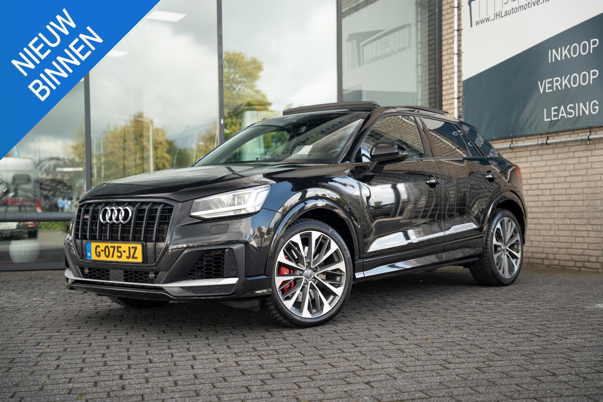 Audi SQ2 2.0 TFSI SQ2*PANO*ACC*LANE-ASS*VIRTUAL*HUD*B&O*CAM, Auto's, Automaat, Gebruikt, 4 cilinders, Zwart