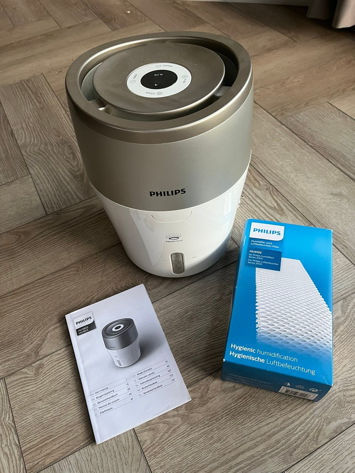 Philips HU4803 Luchtbevochtiger - Zo goed als nieuw, Ophalen of Verzenden, Zo goed als nieuw, Luchtbevochtiger