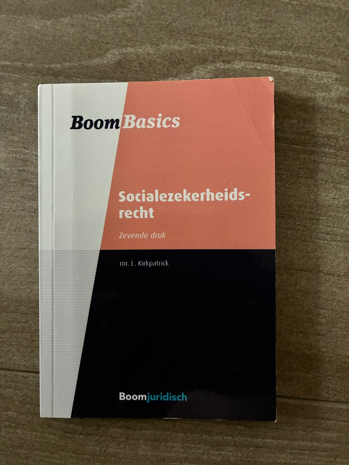 Boom Basics Socialezekerheidsrecht 7e druk, Boeken, Studieboeken en Cursussen, Ophalen of Verzenden, Gamma, Zo goed als nieuw