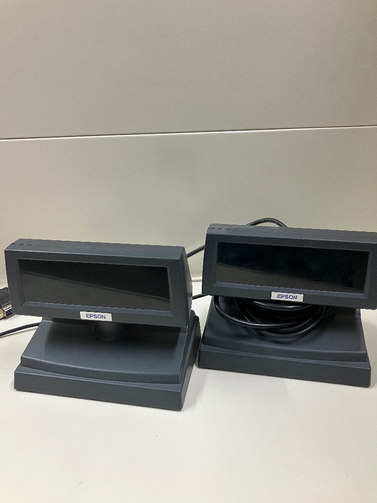 Set van 2x Epson DM-D110 Klantendisplay POS Kassascherm, Computers en Software, Pocketprinters, Ophalen of Verzenden, Gebruikt