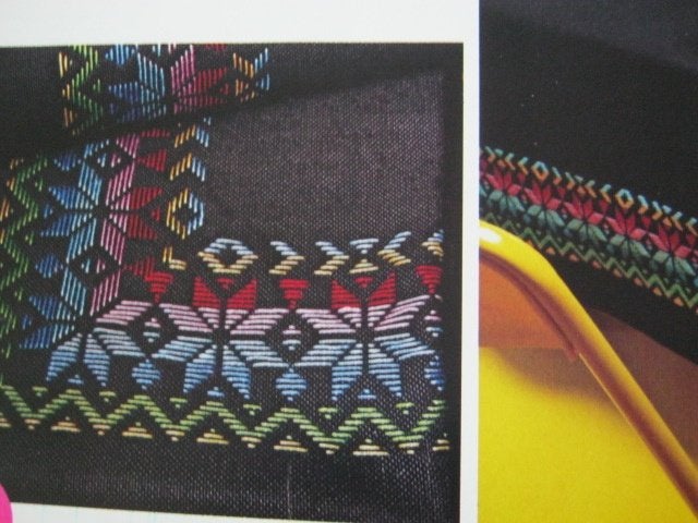 Borduurpatroon  Folklore rand op kleed   nr 1206, Verzenden, Nieuw, Handborduren, Patroon
