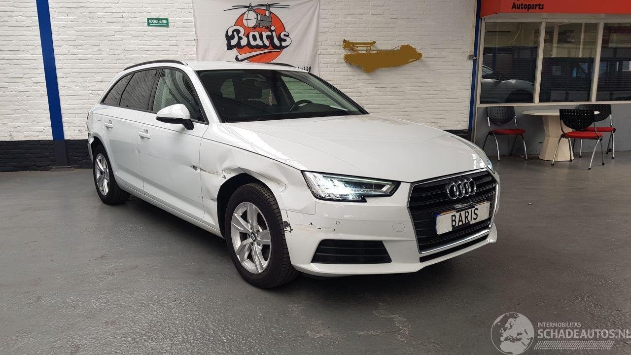 Audi A4 2.0 TFSI 16V AUT G-TRON COMBI 1.984CC 125KW 170PK, Auto diversen, Schadeauto's, Automaat, 1984 cc, Wit, Stationwagon