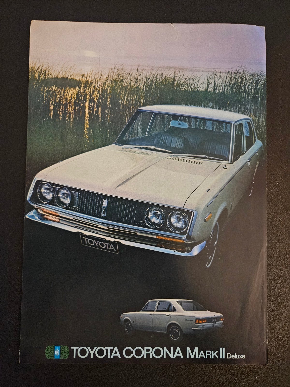 Leaflet Toyota Corona Mark II Deluxe, Ophalen of Verzenden, Zo goed als nieuw, Toyota