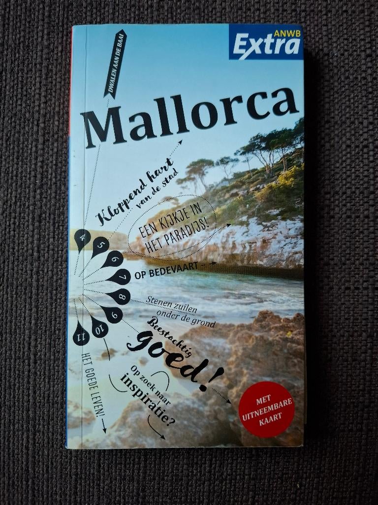 ANWB reisgids Mallorca + handige kaart, Gelezen, Europa, Ophalen of Verzenden, Reisgids of -boek