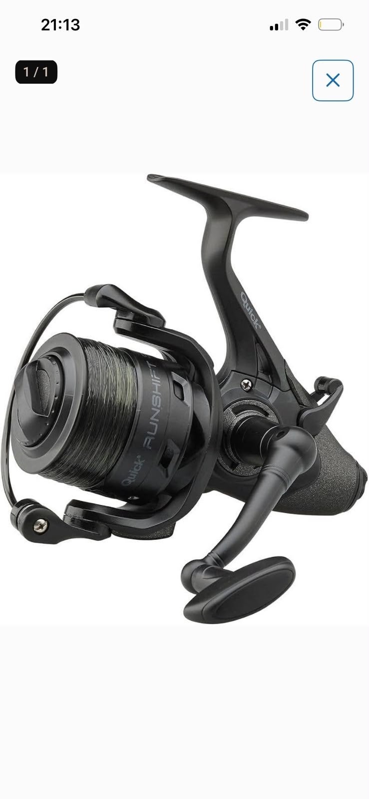 Karpermolen quick runshift 3lb 5000 fs Dam, Watersport en Boten, Ophalen, Zo goed als nieuw, Molen