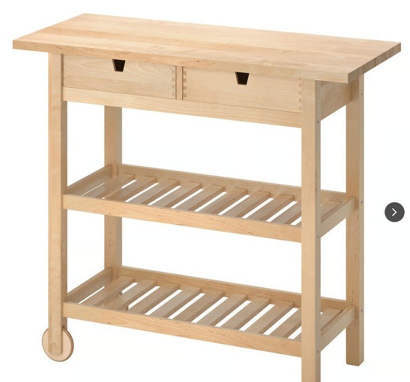 Kitchen rolling table, Ophalen, Gebruikt, 75 cm of meer, 60 cm of meer
