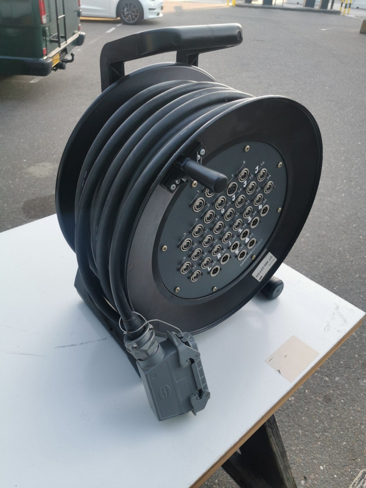 Sommer Cable Perivox Peripur 32-kan stagebox haspel HARTING, Muziek en Instrumenten, Kabels en Stekkers, Ophalen of Verzenden
