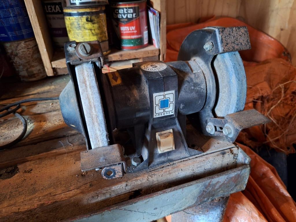 Slijpmachine, Ophalen of Verzenden, Gebruikt, Minder dan 700 watt, Werkbankslijpmachine