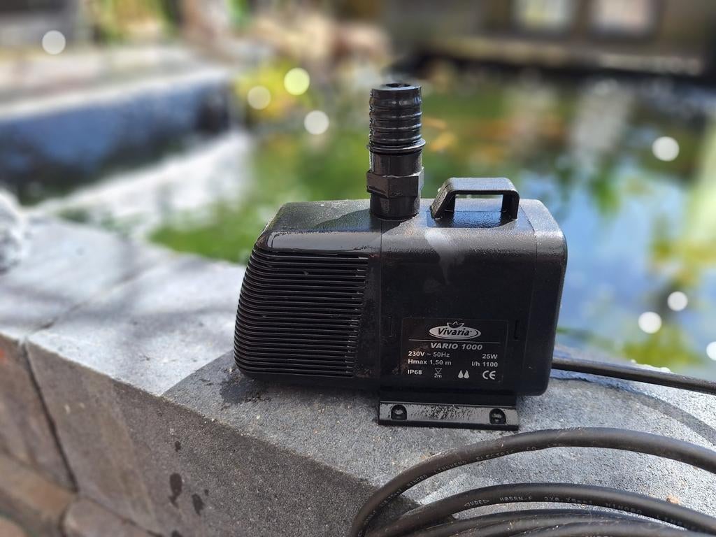 Vivaria Vario 1000 vijverpomp - 1100 l/h, 25W, Ophalen, Gebruikt