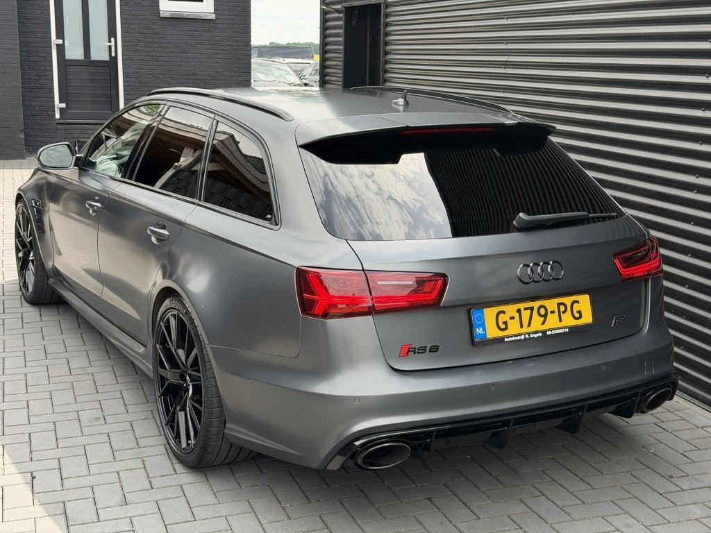 Audi A6 Avant 4.0 TFSI RS6 q. PL + 2015| ABT| 21"| UNIEK| FA, Auto's, Audi, Automaat, Stof, Gebruikt, 120 €/maand