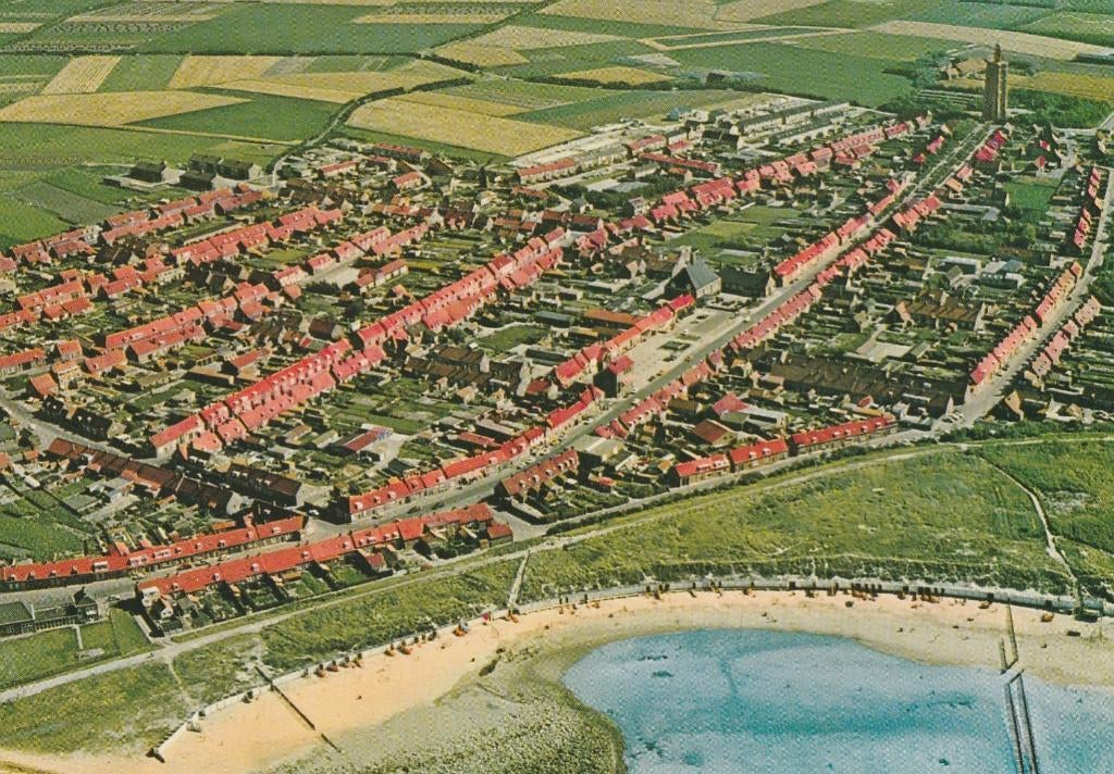 WESTKAPELLE Panorama Luchtfoto, Verzenden, 1960 tot 1980, Gelopen, Zeeland