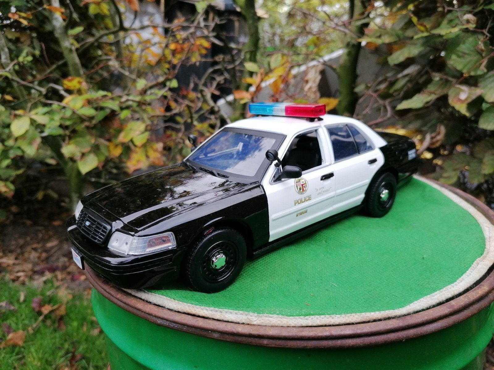1:18 Ford Crown Victoria uit 2001 Police Car Greenlight, Hobby en Vrije tijd, Ophalen of Verzenden, Nieuw, Auto, Overige merken