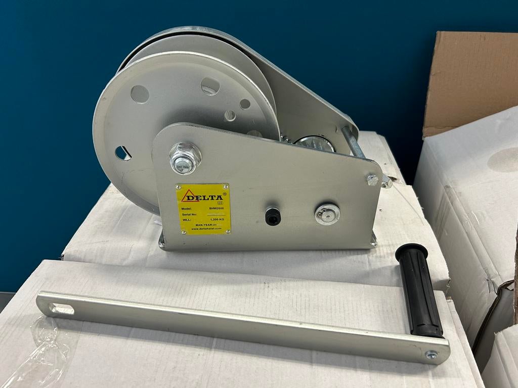 Nieuwe DELTA lier BHW 2600. WLL van 1200kg, Verzenden, Zo goed als nieuw