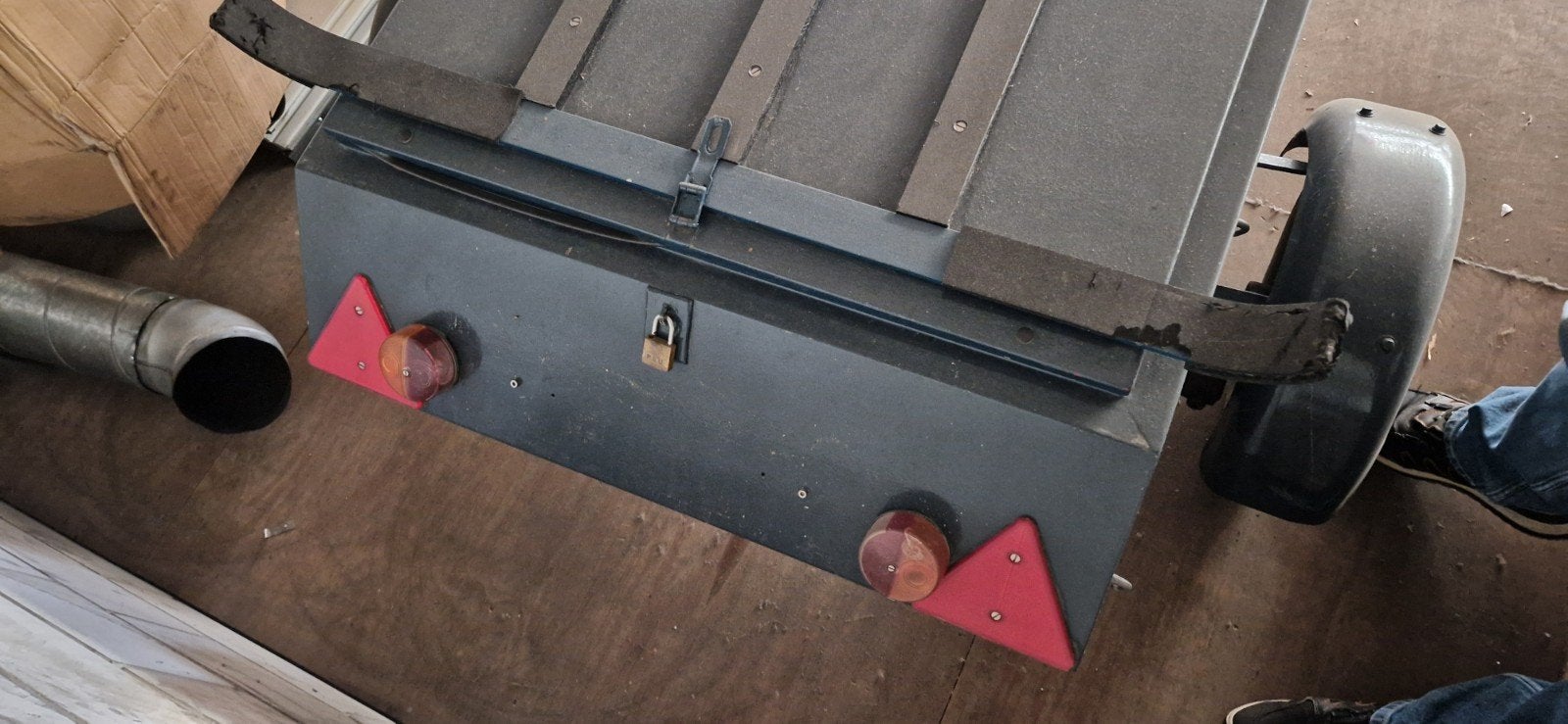 Compacte bagagewagen / aanhanger, Ophalen