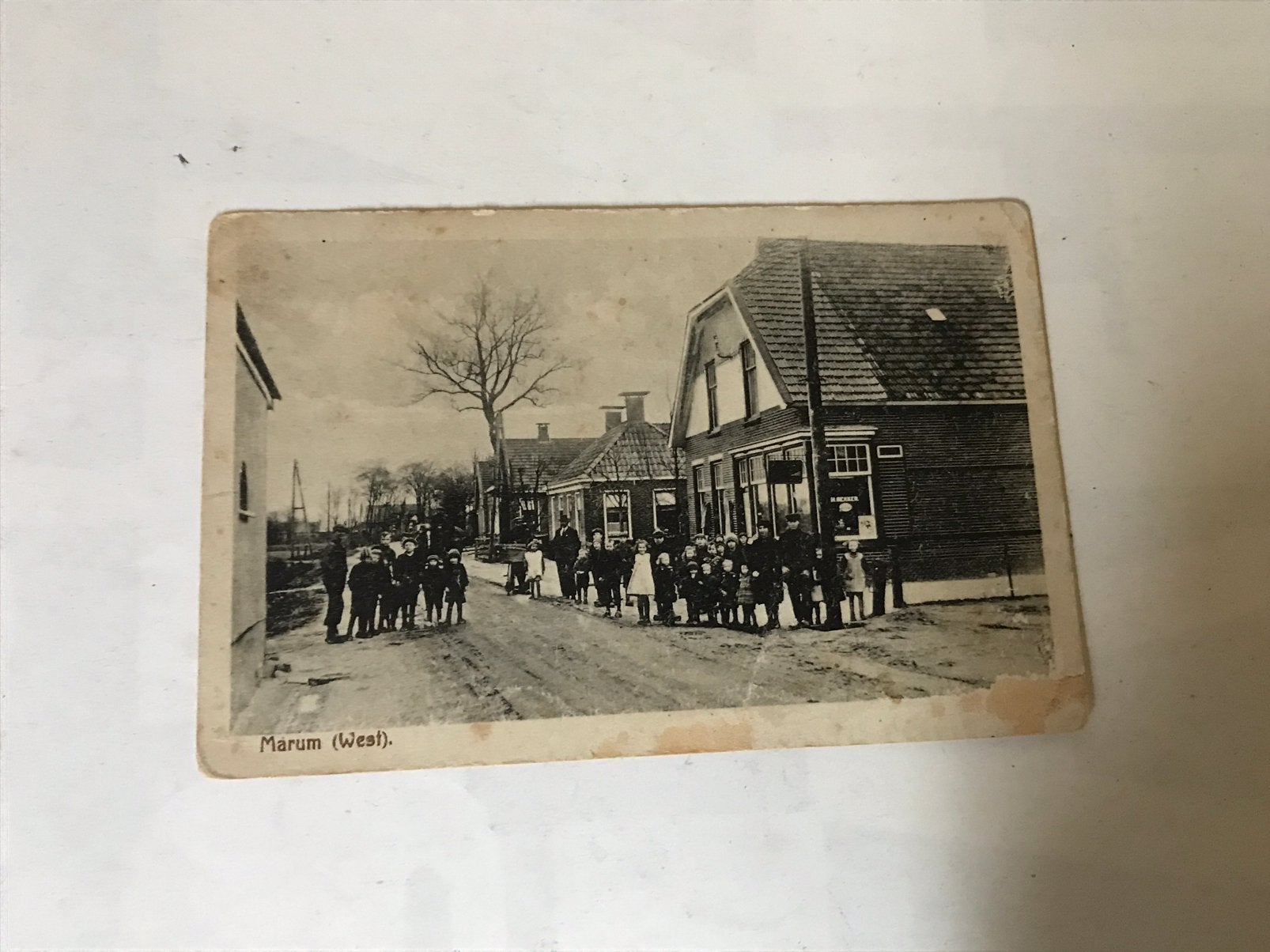 Ansicht: Marum West., Ophalen of Verzenden, Voor 1940, Zo goed als nieuw, Foto